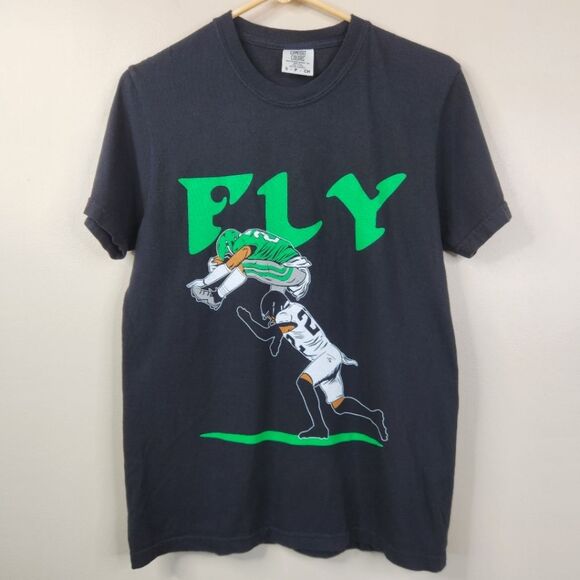 Comfort Colors Saquan Barkley Jump Fly Eagles Fly Short Sleeve Crew Neck Tee S - Picture 1 of 6